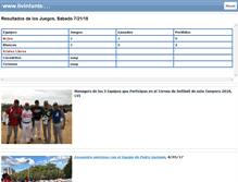 Tablet Screenshot of livinfante.com